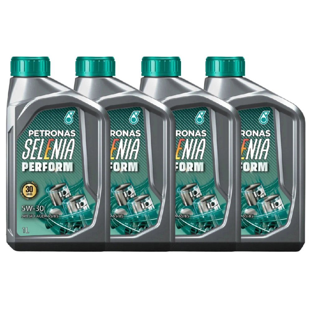 OLEO LUBRIFICANTE MOTOR ALCOOL/GASOLINA/FLEX SAE 5W-30 API SP 1 LITRO kit 4